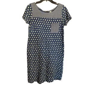 XS Tall Petite Maternity Old Navy Polka Dot Cotton Mini Dress